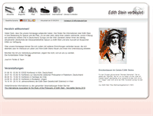 Tablet Screenshot of edith-stein.com